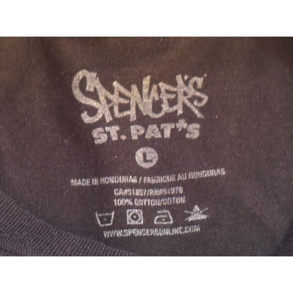 SHENANIGANS IRISH PUB "SHUT UP AND DRINK" Short Sleeve T-Shirt Black Large - Picture 4 of 5